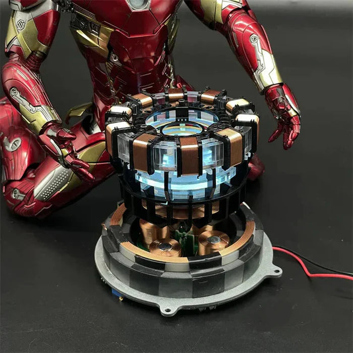 Levitating MK1 Arc Reactor Display Collector Replica 360 Degree Floating Decor for Superhero Fans