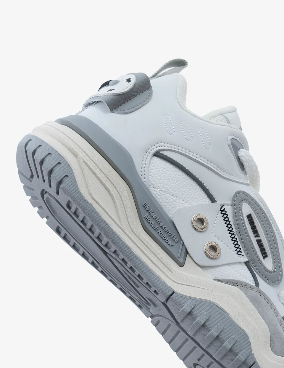 Classic Mid Top Sneakers in Angel Nova Mist Shade Perfect for Casual Smart Streetwear Looks