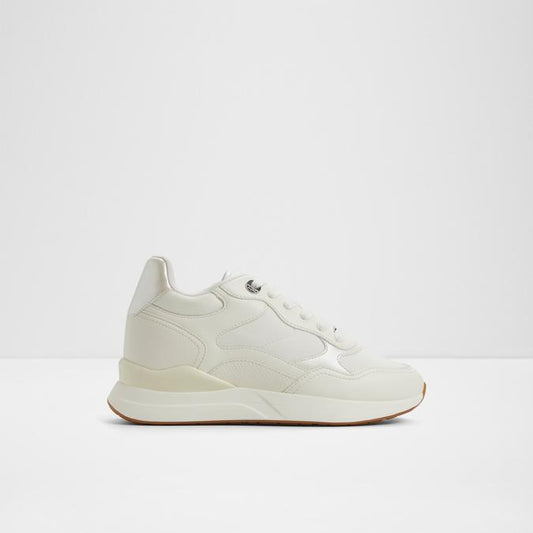 Elegant White Wedge Trainers for Women for Walking and Daily Wear