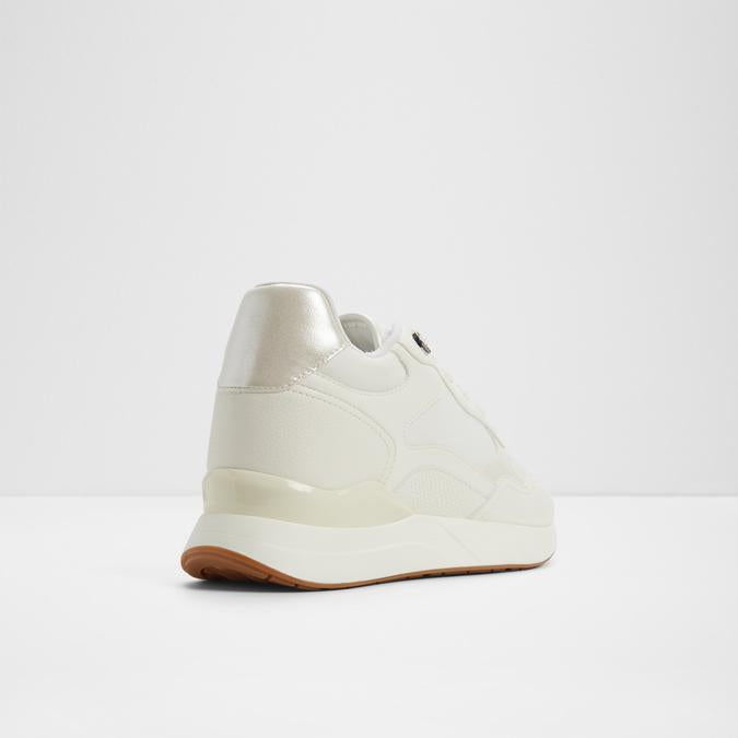 Elegant White Wedge Trainers for Women for Walking and Daily Wear