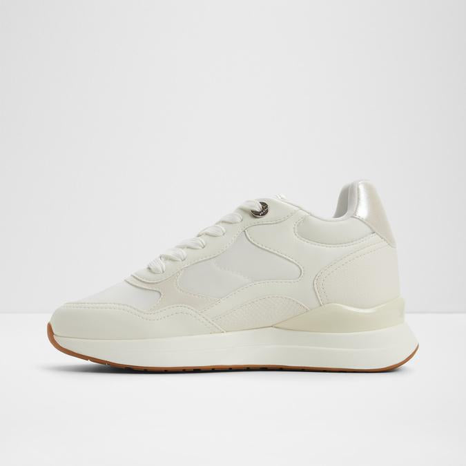 Elegant White Wedge Trainers for Women for Walking and Daily Wear