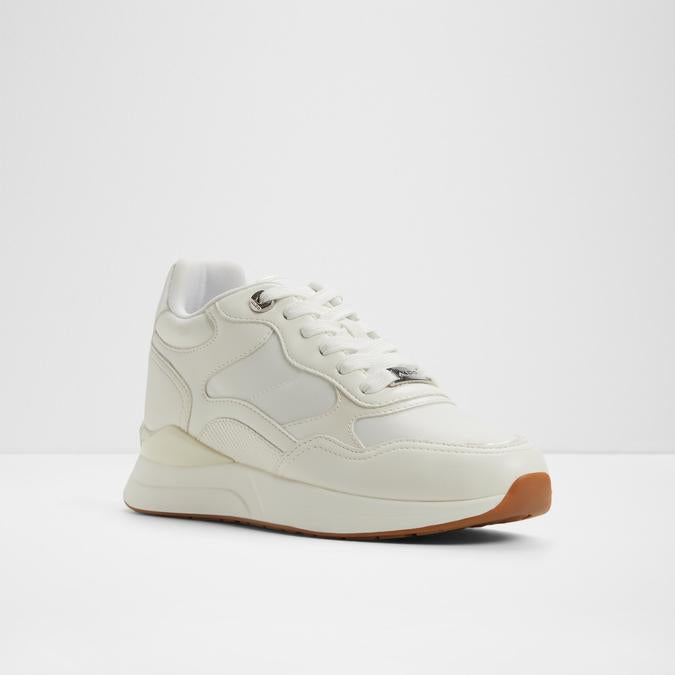 Elegant White Wedge Trainers for Women for Walking and Daily Wear