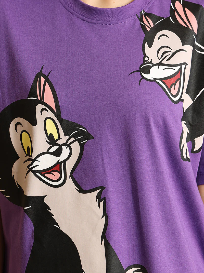 Fashion Forward Disney Figaro Graphic T Shirt for Women