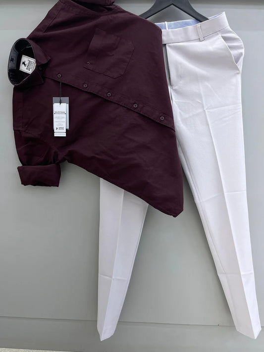 Chic Combo Pack Featuring Casual Shirt and Trouser for men