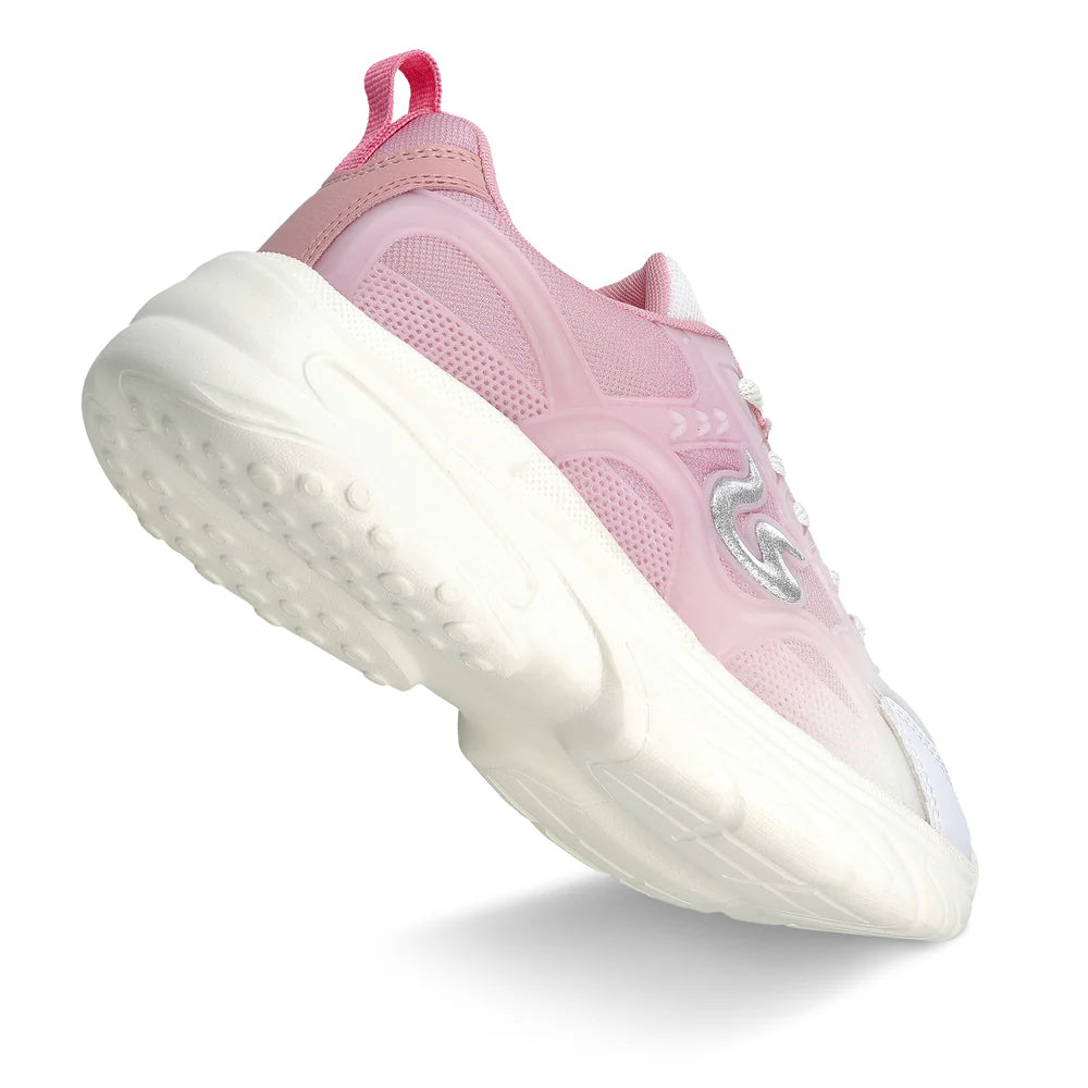 Fashionable Pink Sports Shoes for Women with Comfortable Cushioning