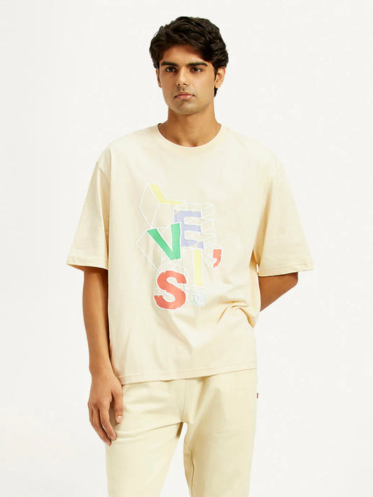 Comfortable Men’s Loose Fit Printed T-Shirt Crafted for Contemporary Streetwear and Everyday Outfits
