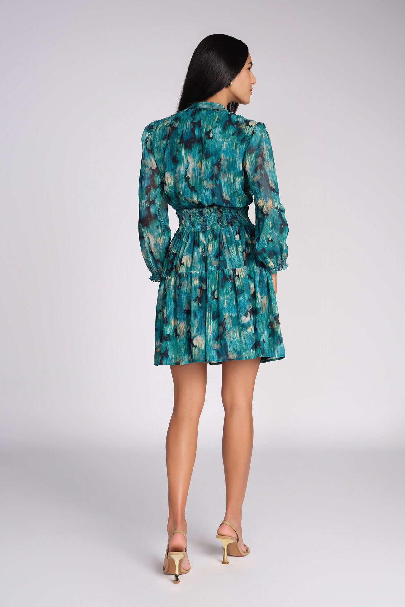 Party-Ready Women’s Enchanted Grove Dress with Flowing Design