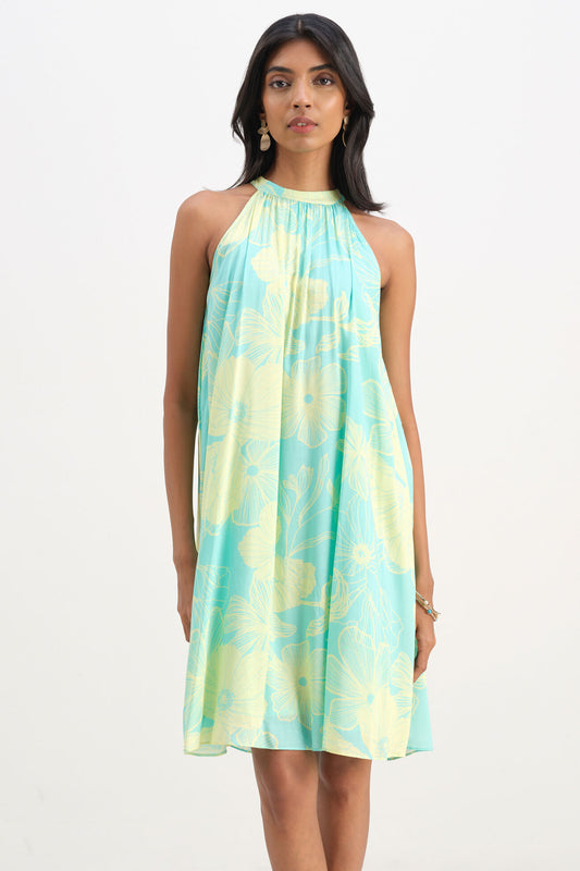Sophisticated Amber Halter Dress for Women Perfect for Any Occasion