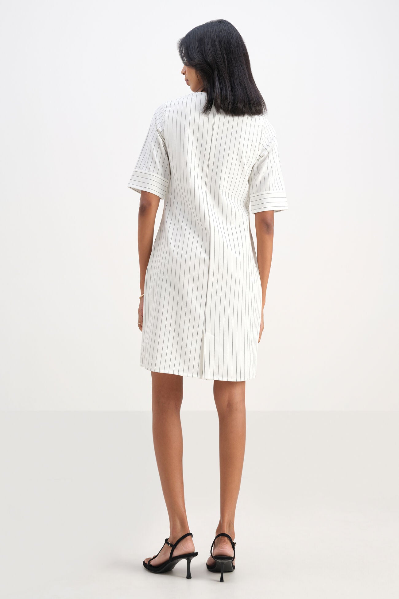Soft and Lightweight Monochrome Motion Dress for Women