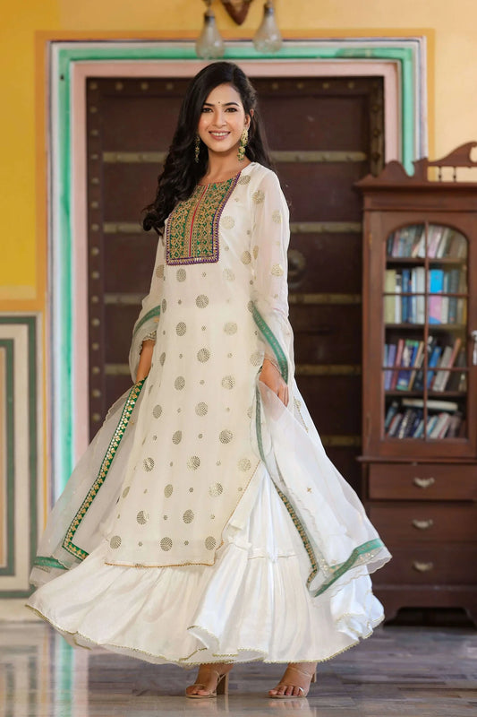 Premium Vaani Gota Patti Sharara Suit Set for Weddings and Celebrations