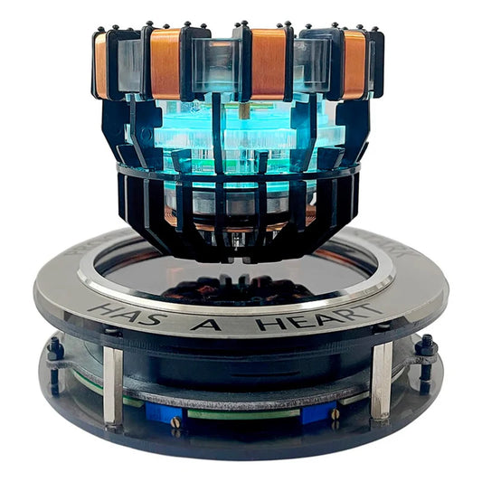Levitating MK1 Arc Reactor Display Collector Replica 360 Degree Floating Decor for Superhero Fans