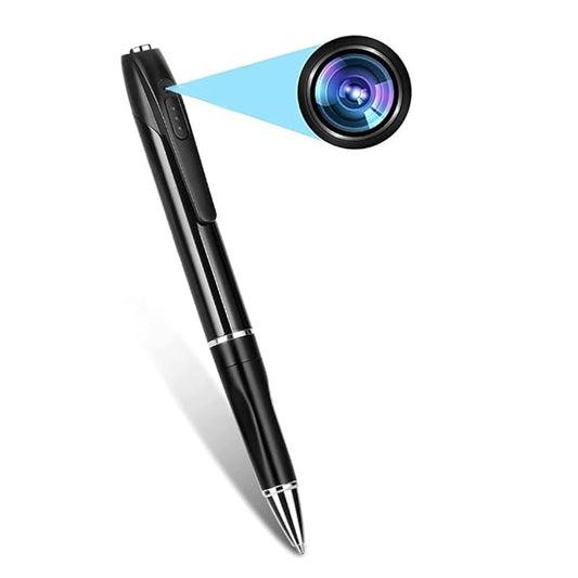 Hidden Spy Pen Camera 1080P Full HD Pocket Security Indoor Outdoor Body Camera Video Audio Recording with 100 Minutes Battery Life and Free OTG Cable